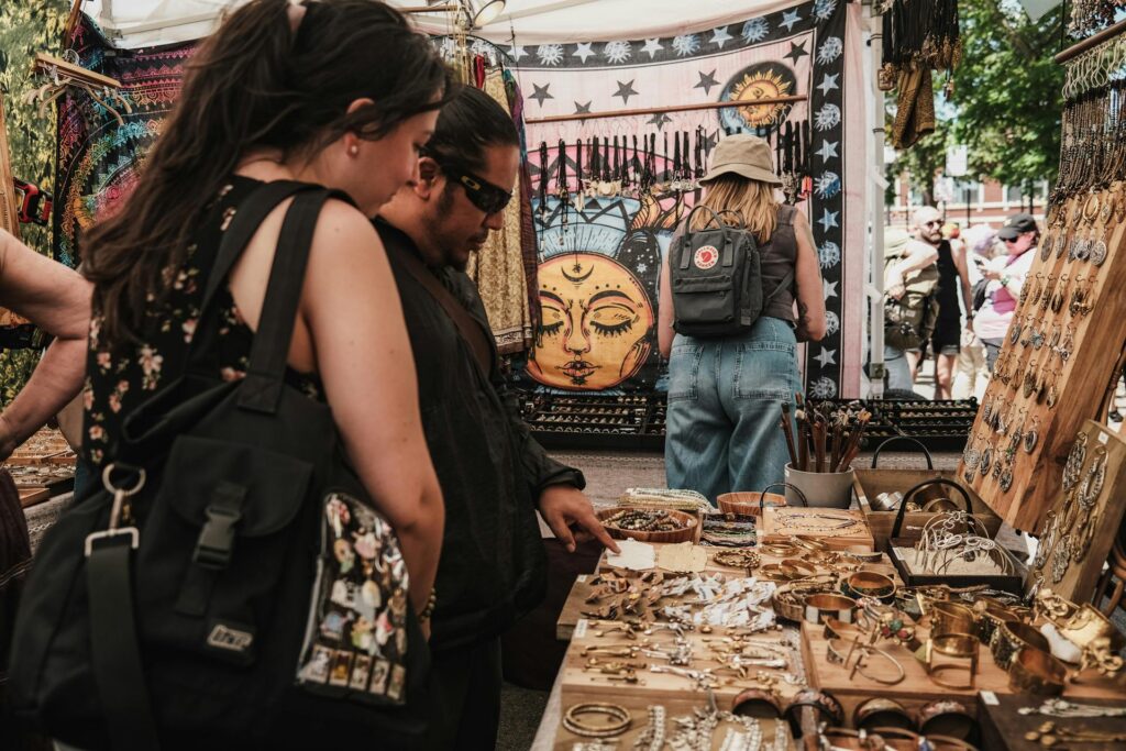 Visit an art market in Estes Park