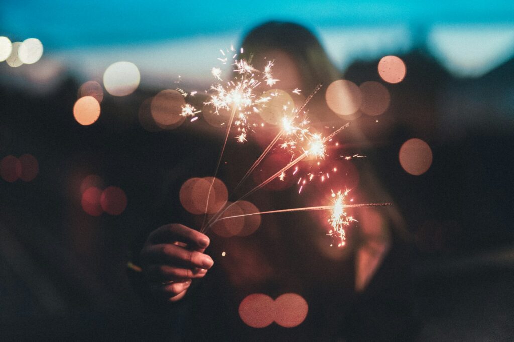 4th of July sparklers